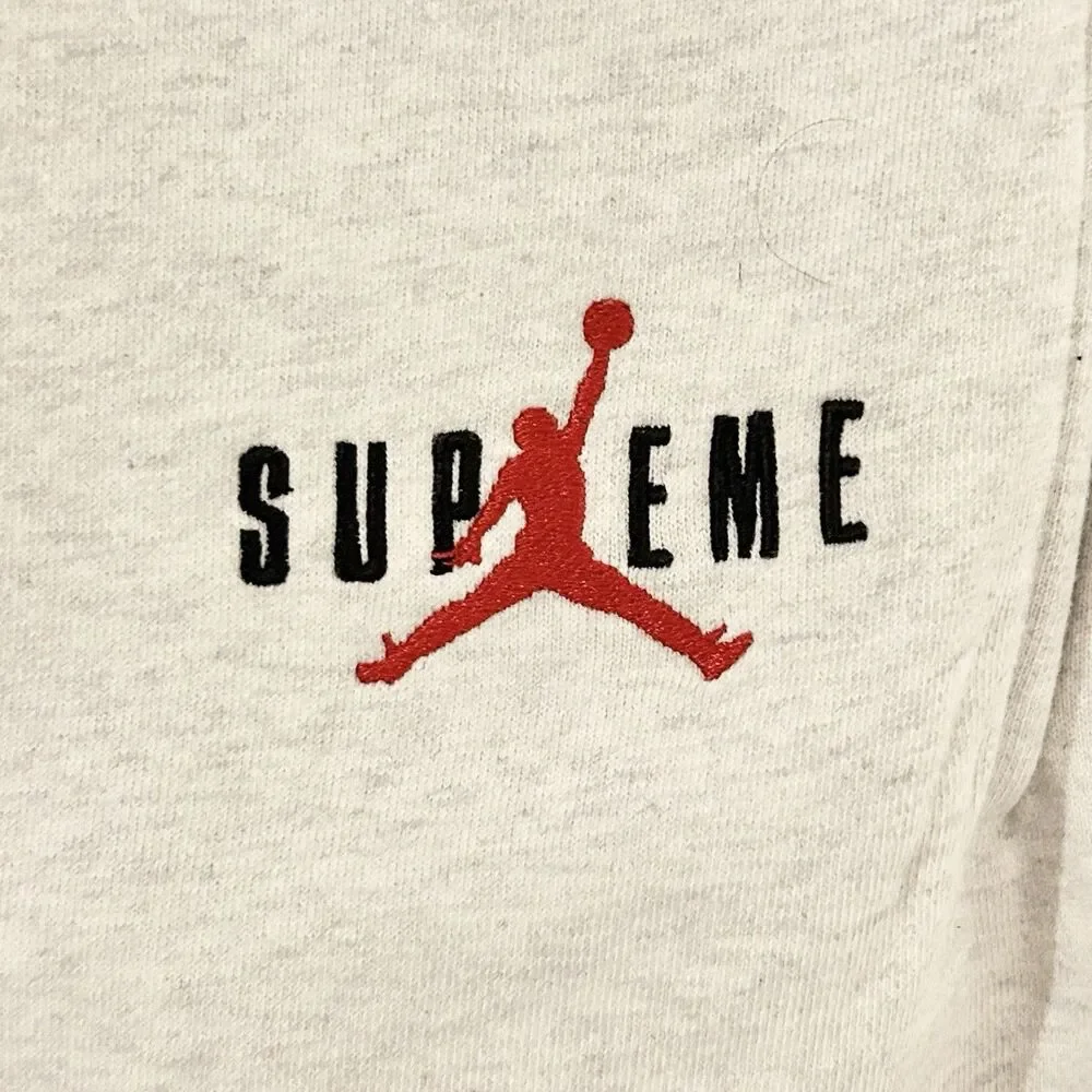 Supreme x Air Jordan Men’s Size 3XL Ash Grey Heavyweight Sweatpants Joggers